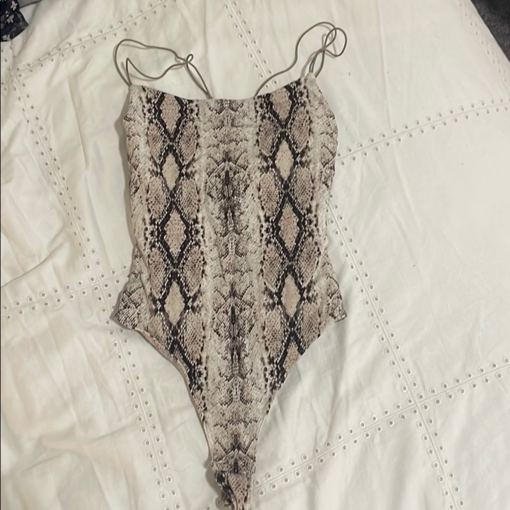 Garage Snakeskin Body Suit